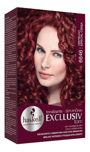  Tonalizante Haskell Excllusiv Tom Tom 6646 vermelho especial cereja