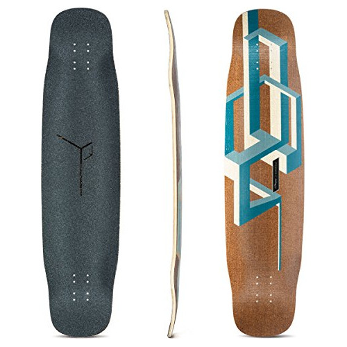 Juntas Cargadas Basalt Tesseract Bamboo Longboard Skateboard