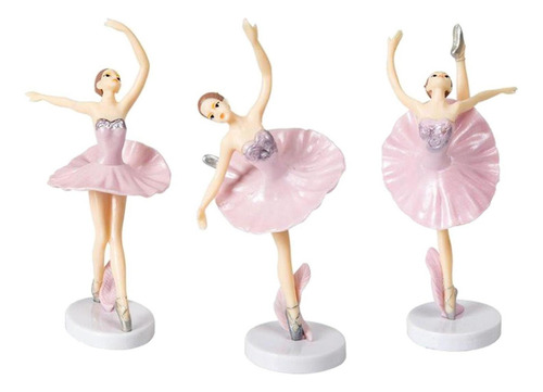 Muyier Paquete De 3 Figuras De Bailarina Bailarina, Adornos
