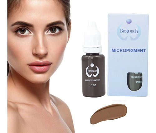 Tinta Para Microblading Pigmento Micropigmento Cejas 1/2 Oz Color Chocolate Brown