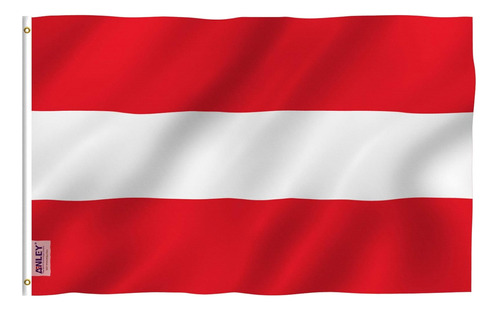 Bandera De Austria Anley Fly Breeze De 3 X 5 Pies, Colores V