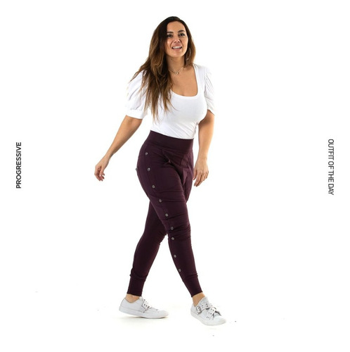 Imagen 7 de 10 de Babucha Jogger Progressive Blemish Con Tachas Y Bolsillos
