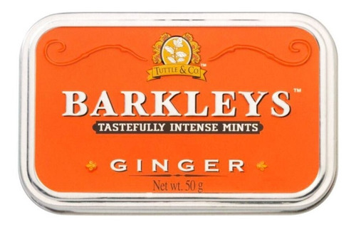 Pastilha Ginger Barkleys 50g
