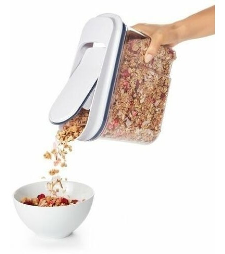 Imagen 2 de 2 de Contenedor Pop Cerealero Con Tapa Hermética 2,4 Litros