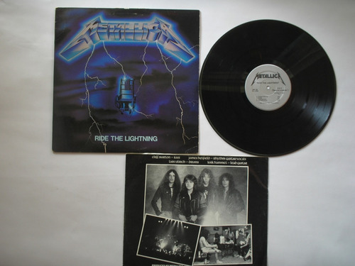 Lp Vinilo Metallica Ride The Lightning Megaforce Pr-usa 1984