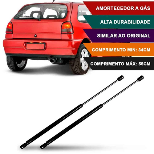 Par Amortecedor Porta Malas Gol G2 1.6 Com Limpador 95 A 99