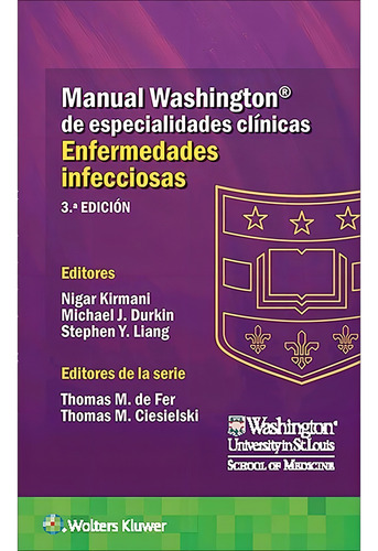 Manual Washington De Especialidades Clínicas Ed.3 - Kirmani