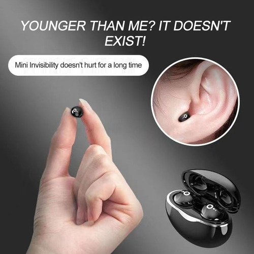 Mini Fones De Ouvido Invisíveis Bluetooth 5.3 True Wireless