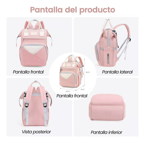 Bolsa De Pañales Para, Bolsa De Pañales Impermeable, Mochila