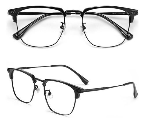 Lentes Para Computadora Hombre Tr Moda Retro Anti Luz Azul