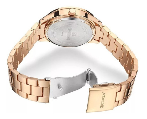 Relógios Curren Feminino - Aço Inoxidável Marca De Luxo
