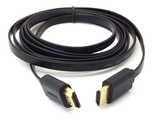 Cabo Hdmi 2mfull Hd Compatível Ps3 Ps4 Projetor Xbox Tv 4k 