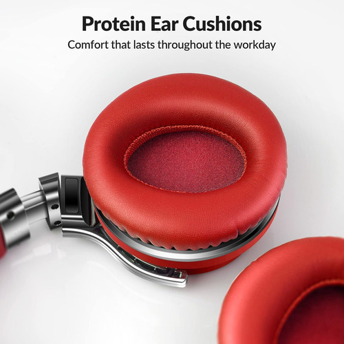 Auriculares Silensys , Cancelacion De Ruido Activa , Rojo
