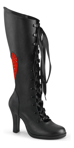 Botas Tacon Corazon Glam-243 Blackcraft Witch Boots E Girl