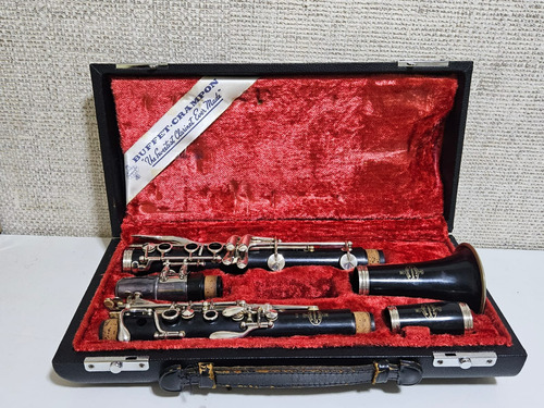 Clarinete Buffet Crampon E11 Ébano Germany Usada Ref 614