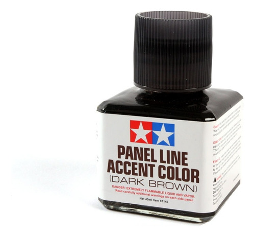 Tamiya Panel Line Accent Color Dark Brown By Tamiya # 87140