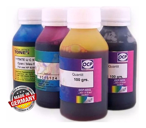 Tinta Ocp Alemana Para Epson Ecotank L375 L1300 L810 4x100ml