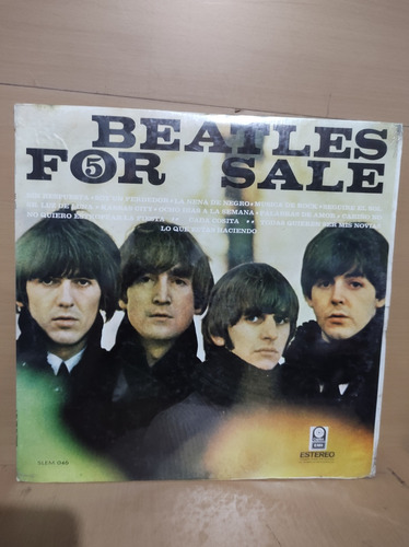 The Beatles - For Sale -vol.5- Lp Vinyl  (edición Antigua)