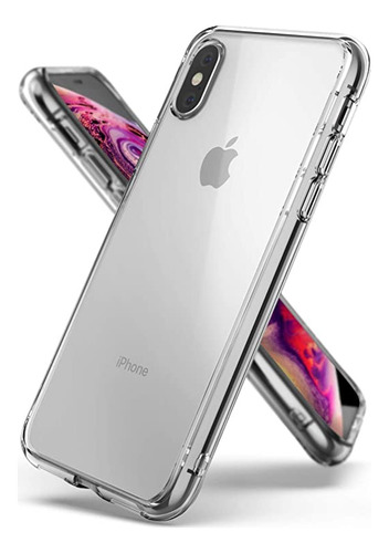 Forro Goma Transparente iPhone XS Max Anti Golpes