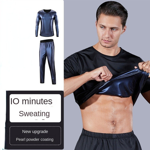 Conjunto Traje Sauna Fitness Entrenamiento Sudor Para Quemar