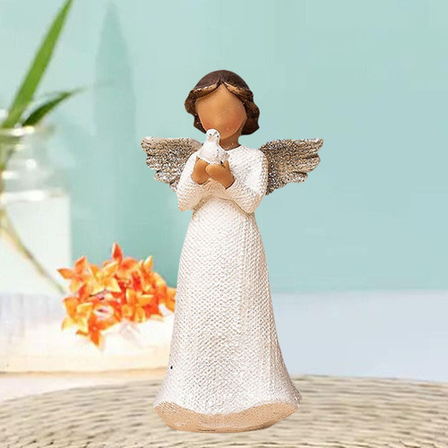 Estátua De Anjo, Estatueta, Asa, Querubim, Escultura,