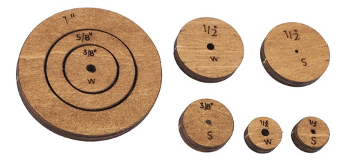 Plantilla De Edredón, Regla Circular, Acolchado De Madera De