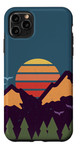 iPhone 11 Pro Max Retro Sunset Mountains & B08jx3v5xr_300324
