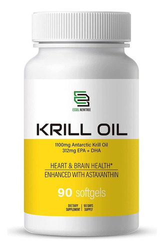 Aceite Krill Essel Newtre 90cap - - Unidad A $2821