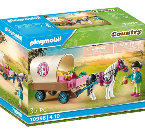 Playmobil Country Caballos 70998 Carruaje De Ponys