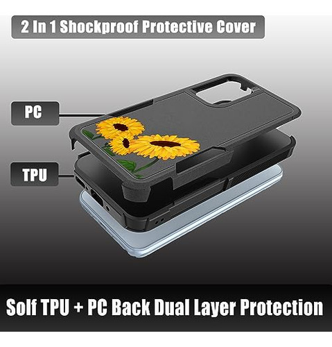 Funda Para Galaxy A54 5g Sunflower Delgado Silicon