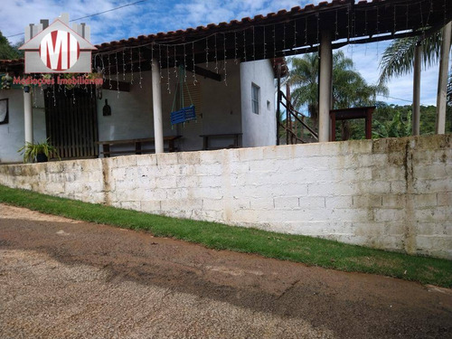 Linda Chácara Com 02 Dormitórios, Jardim, Ótimo Padrão De Acabamento, No Asfalto, À Venda, 2300 M² Por R$ 320.000 - Zona Rural - Pinhalzinho/sp - Ch0845
