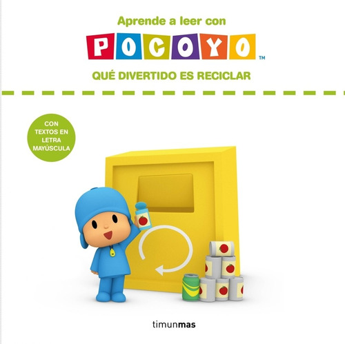 Libro Aprende A Leer Con Pocoyó. Qué Divertido Es Reciclar