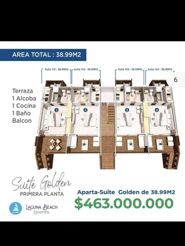 Apartasuite De Lujo En Laguna Beach, Tolú