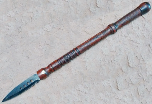 Lança Curta Caça Javali 66cm Aço E Madeira
