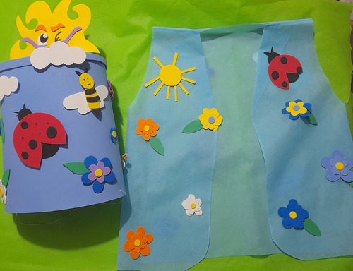 Disfraz Primavera Tnt Disfraces Infantil Chalecos Decorados