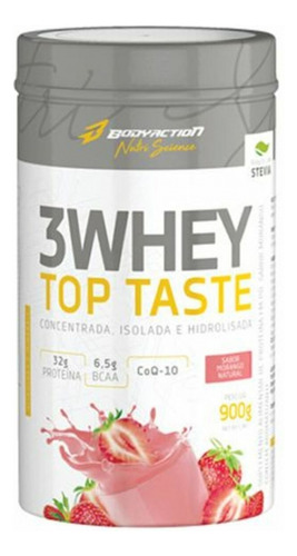3 Whey Top Taste (900g) - Sabor: Morango Variado