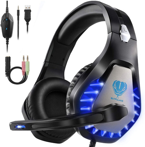 Auriculares Gaming Con Micrófono 3.5mm Luces Led  161