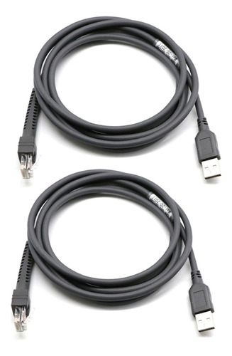 2 Cables De Datos Para Escáner Ls2208 Ap Ls4208 Ds9208 Y Esc