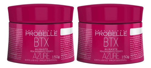 Botox Capilar Probelle Azure 150g - Kit Com 2un
