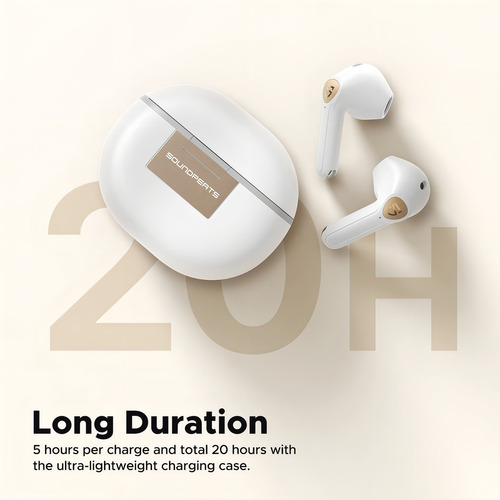 Auriculares inalámbricos Soundpeats Bluetooth Soundpeats Air3 Deluxe Hs blanco