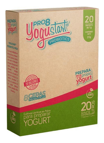Yogustart Pro8 Con Probióticos (25 Sachets)