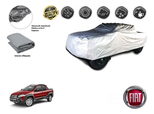 Forro Cubreauto Afelpada Premium Fiat Strada 1.8l 2010