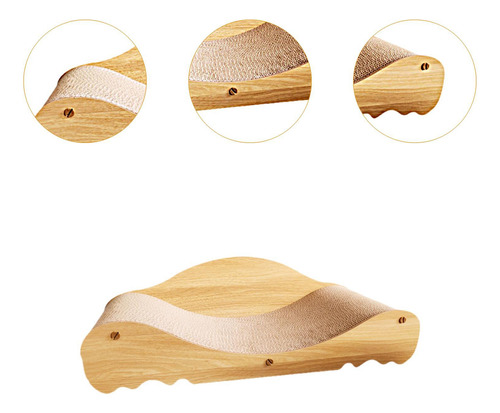 Silla De Tablero De Rasguños De Gato Con 70cmx30cmx23cm