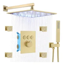 Comprar Homekicen Sistema De Ducha De Lluvia Led  Cabezal De Lluvia
