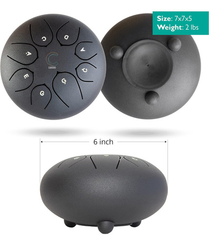 Cadushki Steel Tongue Drum - Instrumentos De Percusión - ...