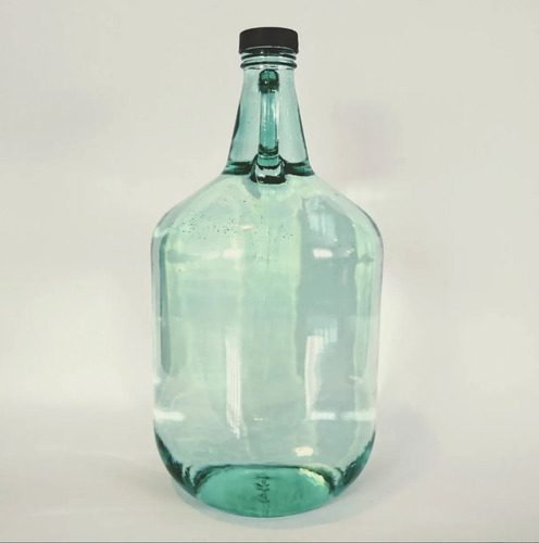 Botellas De 4 Litros De Vidrio Y Tapas (caja Con 6 Piezas) Verde Georgia