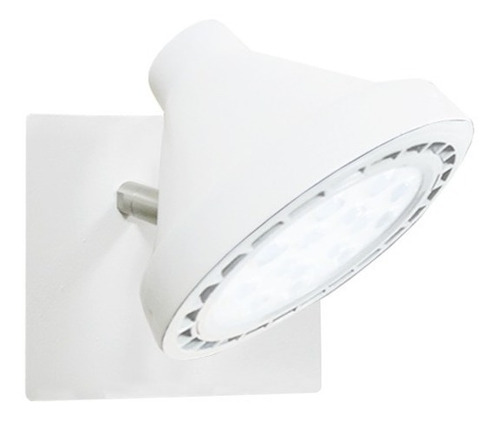 Spot De Pared Direccionable 1 Luz Blanco O Negro + Ar111 11w