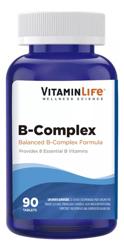 B Complex 90 Tabletas Vitaminlife + Dtx Factor 60 Cps