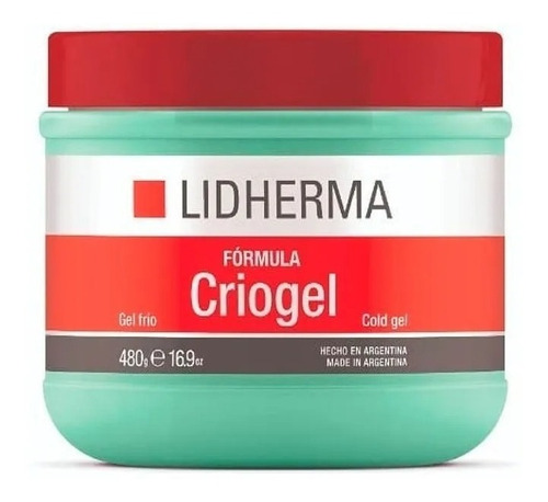 Lidherma Criogel Gel Frio Reductor Afirmante 480gr