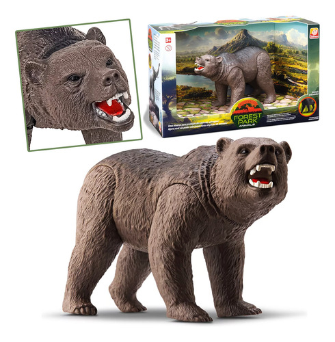 Brinquedo Urso Pardo Forest Animals 23cm - Silmar Brinquedos